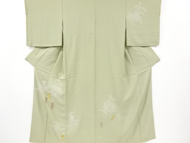 時代人物模様訪問着